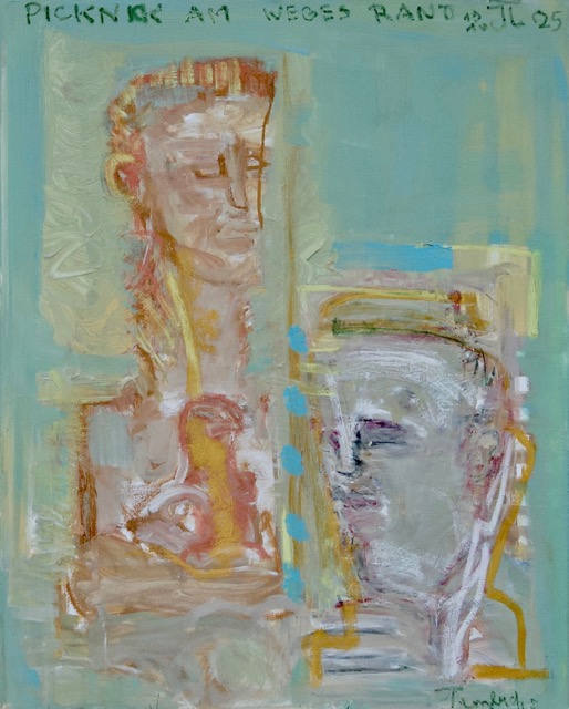 „PICKNICK AM WEGESRAND“, Leinwand 2025, 80x100cm.jpeg